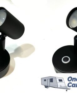 LED Reading Downlight USB - Black x2