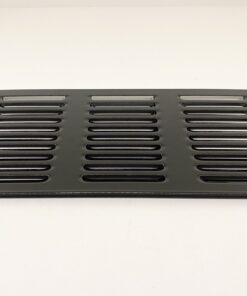 Black Metal Ventilation Grille 30cm x 15cm