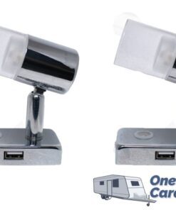 Whitevision Chrome LED Reading Light – Downlight x2