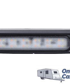 287 mm LED Awning Light with Amber Insect Repellant Mode, Switch, & Black Base