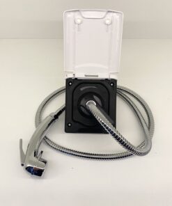 White Plug-in External Shower Point