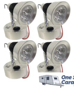 4x Tech RV Reading Light DC12V