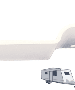 Coast Adjustable Roof Rack Top Mount Bracket - White