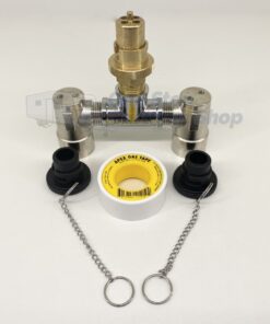 Single to Dual Bayonet Adaptor (disassembled) & 2 bonus dust covers