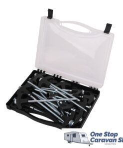 Aussie Traveller Screw in Pegs - Black