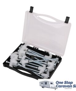 Aussie Traveller Screw in Pegs - Lumo