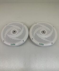 ILUMA 6.5" Dual Cone Ultra Slim Marine Speaker (White)