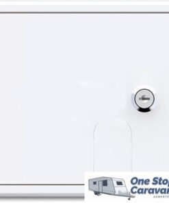 RV FLOMASTER Gravity/city Water Inlet Hatch - White