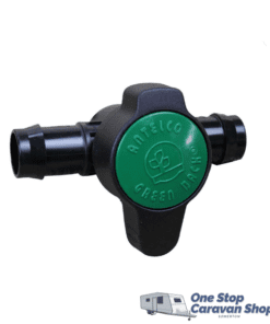 Antelco 25mm Inline Barbed Valve Green Top
