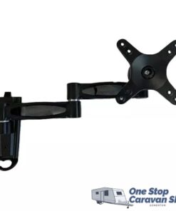 SPHERE Ekon Quick Release Black TV Bracket Kit - Two Arm Swivel