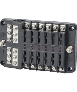 Powertech 12 Gang Fuse Block w/ Bus Bar
