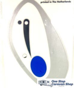 THETFORD TOILET OVERLAY STICKER SC402C - 32321