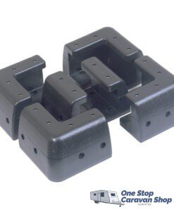 Universal Solar Mount Brackets Set of 6 (Black)