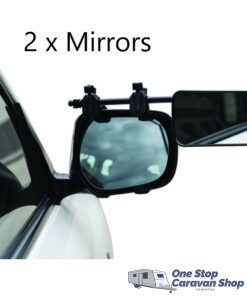 CAMEC CLIP ON TOWING MIRROR x 2 (pair)