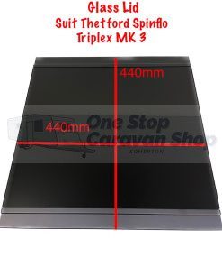 SSPA0244: Glass Lid - Suit Spinflo Triplex MK3 Stoves