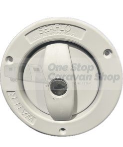 SEAFLO LOCKABLE WATER INLET - WHITE