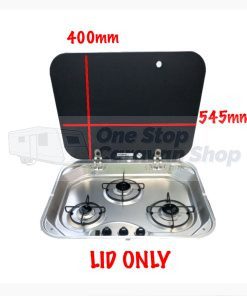 Glass Lid t/s Camec 3 Gas Burner Hob