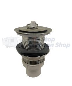 Caravan & RV 40mm Chrome Basin Plug with 32mm outlet