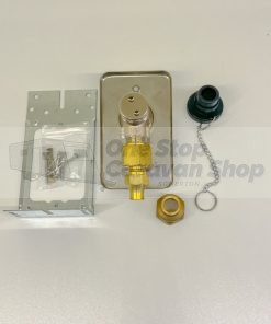 Elbow Bayonet with Wall Plate & Bracket Kit t/s 3/8"