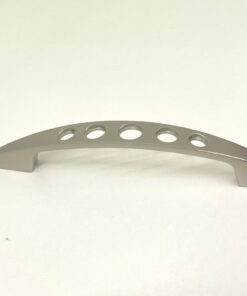 Arched Bow Caravan Handles With Holes Satin Nickel