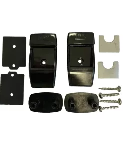 FIAMMA LEG WALL BRACKET KIT PLASTIC FOR F45 AWN DEEP BLACK. 98655H176