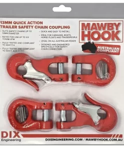Mawby Hook AS4177 3.5T 13mm ATM Rated Towing Hook - Two Pack