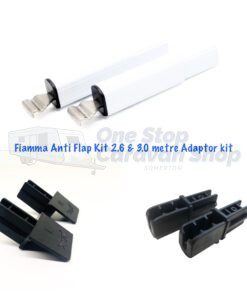 Fiamma 2.6m & 3.0m Awning Aussie Traveller Anti-Flap Kit Adaptor-White