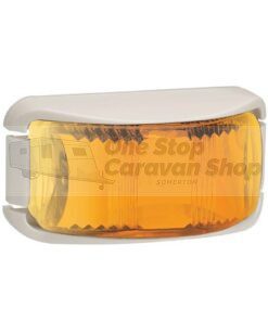 Narva L.E.D Side Lamp Amber- White Base 91622W