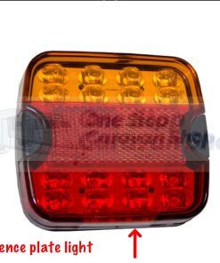 Whitevision CRL10 Ser 9-33V LED Combination Trailer Lamp with License plate light
