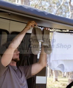 Easy Hang Stainless Steel Clothesline t/s Awning