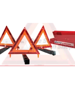 Safety Triangle Kit Pack of 3 With Case